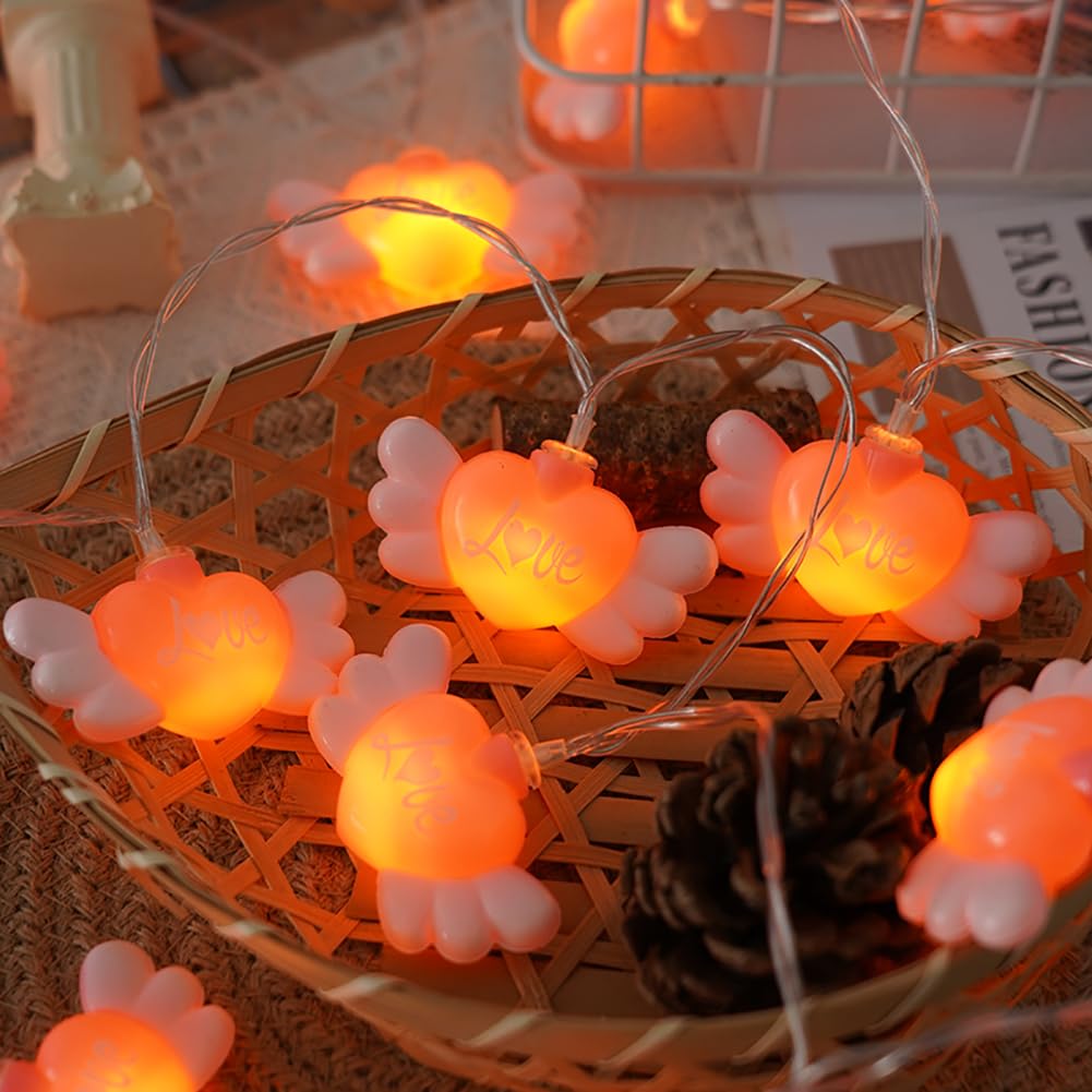 Guirlande Lumineuse, Guirlande Lumineuse créative, veilleuse Lumineuse à LED, lumières Blanches Chaudes décoration de fête/Anniversaire/Mariage/Noël