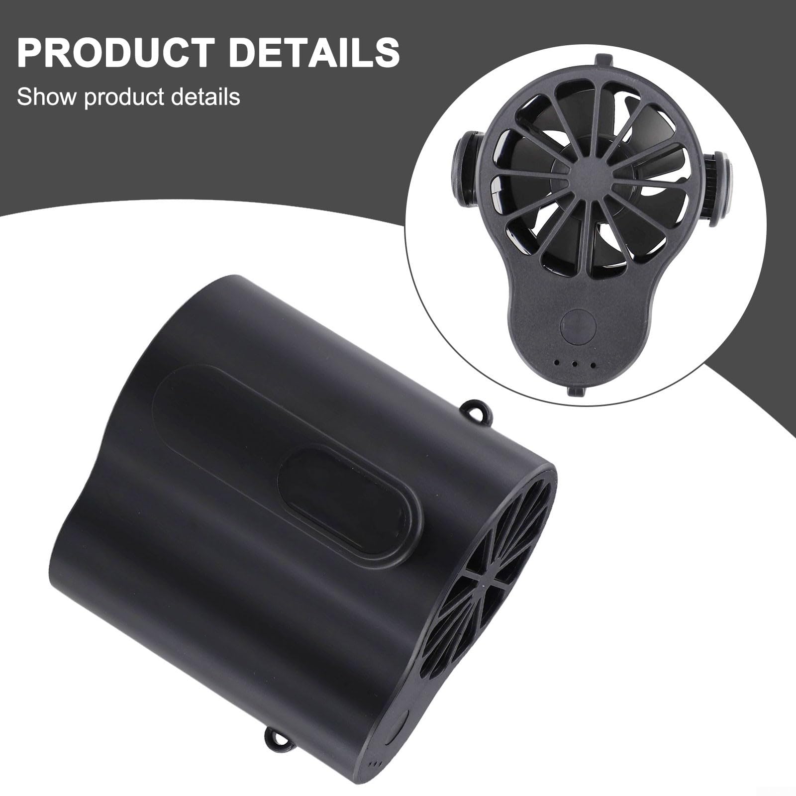 Heatguard Taillen Ventilator - Wiederaufladbarer Gürtelventilator Mit Power Bank Und Taschenlampe