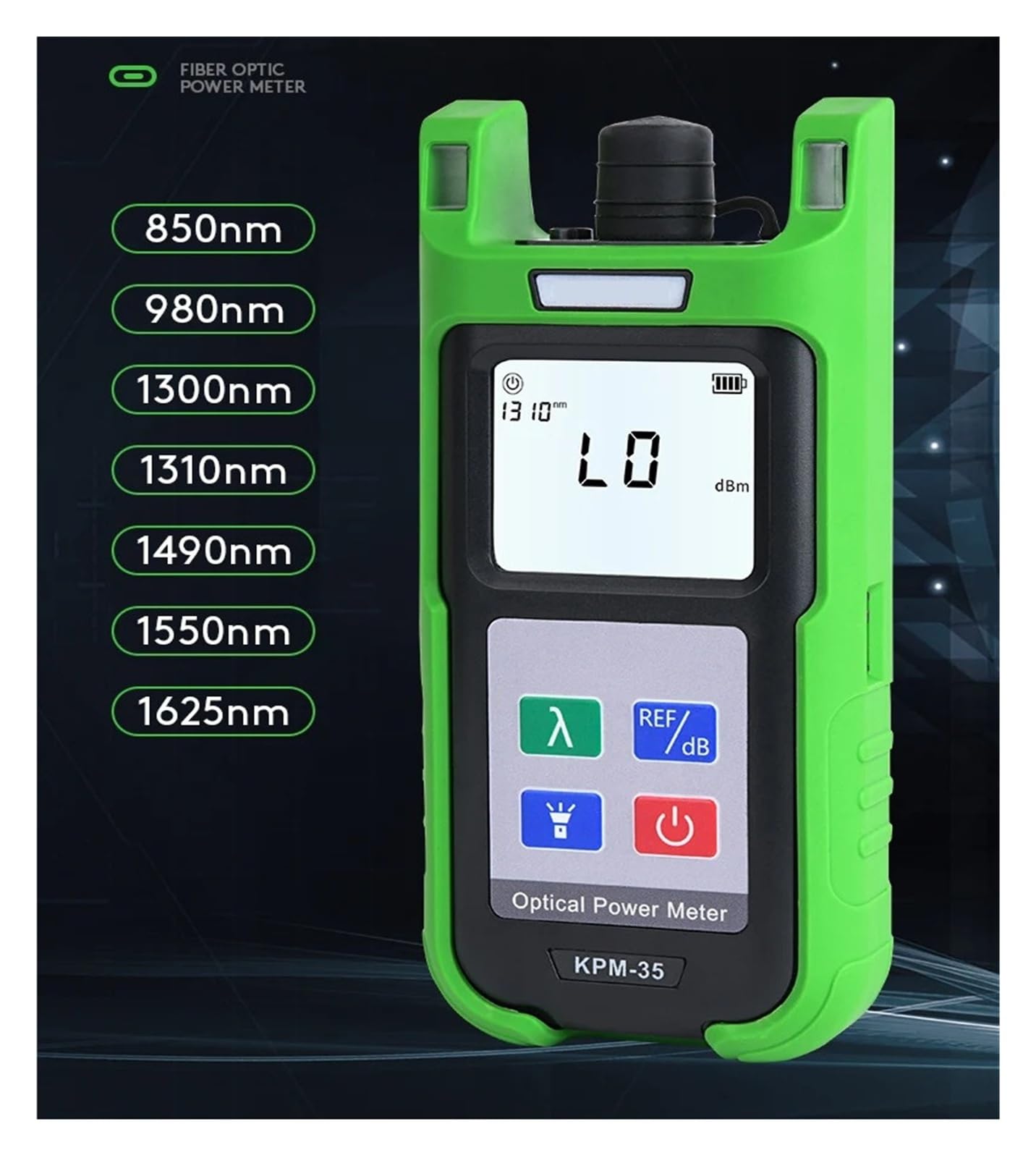 Compteur de puissance optique KPM-35, testeur de câble de fibre FTTH et Source de lumière optique monomode KLS-35 1310/1550nm(KPM35C with KLS-35)