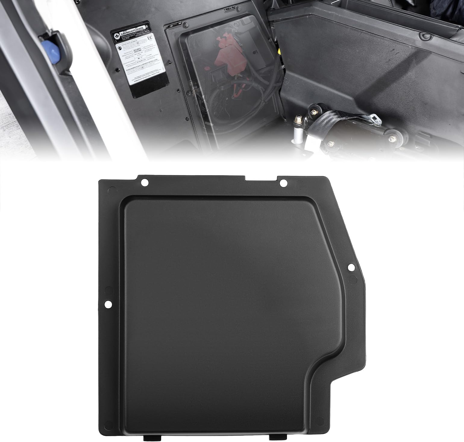 KEMIMOTO X3 Battery Cover Compatible with Can-Am Maverick X3 & X3 Max Battery Cover Plate 2017-2026 Accessories
