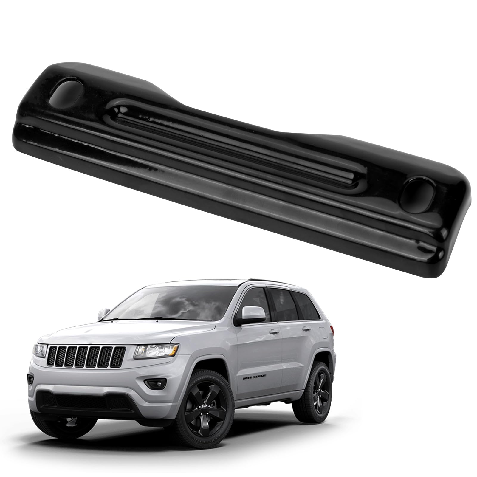 Battery Hold Bracket Compatible with 2011- 2015 Dodge Durango 2011- 2015 Jeep Grand Cherokee, Black H8 Battery Hold Down Bracket Kit for Durango Grand