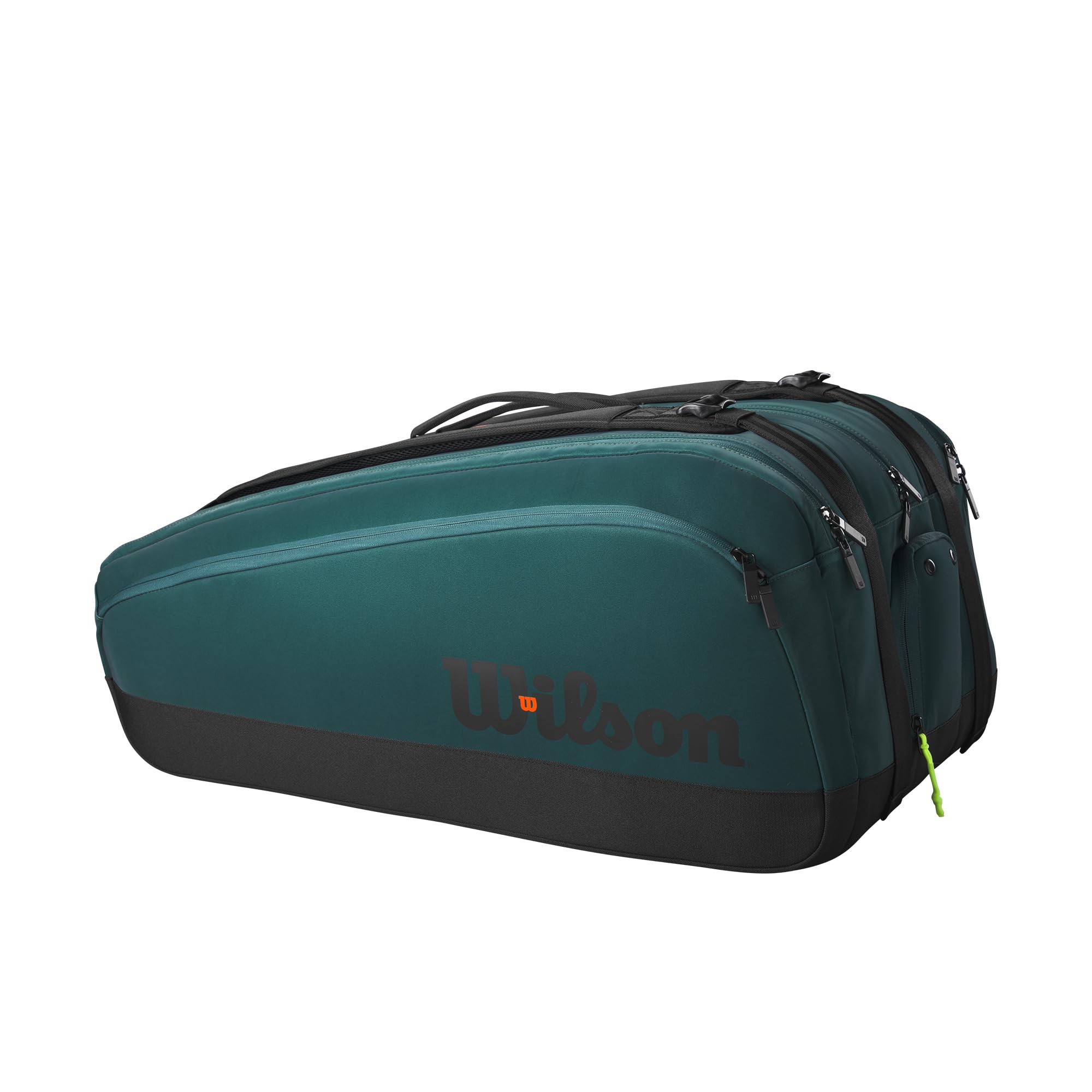 WILSON Blade V9 Super Tour Tennis Racket Bags - Green/Black