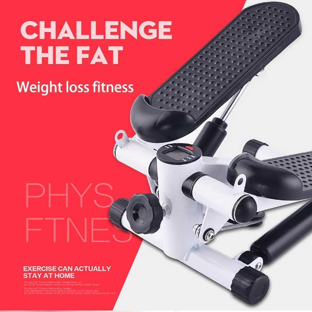Attrezzatura per Il Fitness Macchina per Il Fitness, Stepper Laterale Laterale, Gambe Stepper Mini Stepper con Elastici Attrezzatura per Il Fitness Multifunzionale, Donna