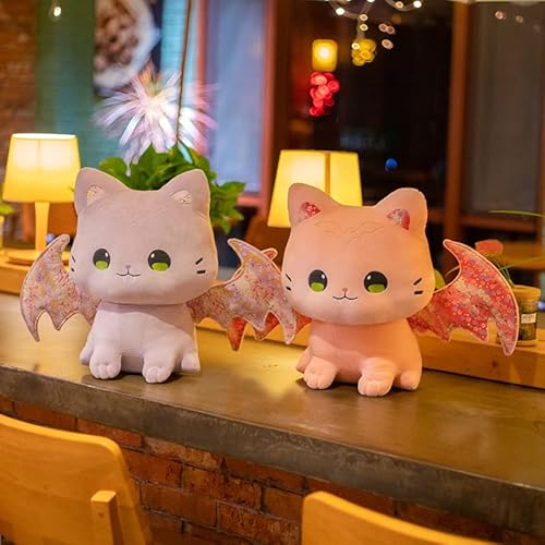 Cherry Blossom Bat Angel Cat (Pink, 30 Cm) #TOP2