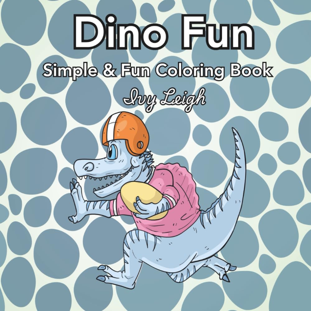 Dino Fun: Simple & Fun Coloring Book