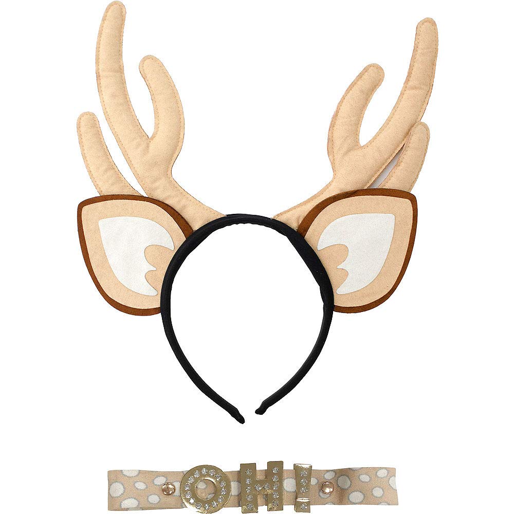 Papillion Accessories Oh Deer Halloween Costume Accessory Kit for Women, 2 Pieces, by M&J Trimmings
