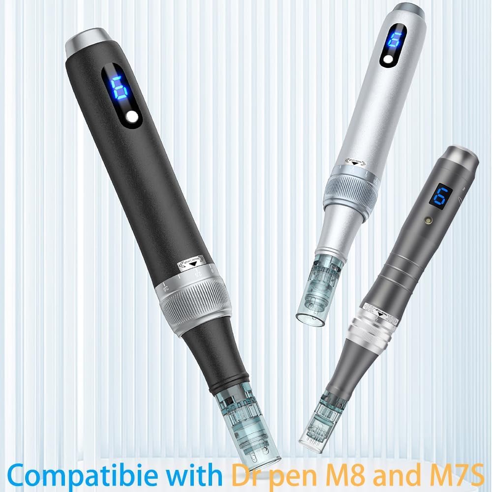 Photo 1 of 20 PCS 16 Pin Microneedling Pen Cartridges for Derma Roller Pen M8,M7S, Easy-to-Use for Home Use (16 Pin,20PCS)