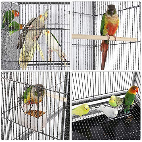 Yaheetech 63'' Detachable Parrot Cage For Cockatiel Sun Parakeet Green Cheek Conure Lovebird Budgie Finch Bird Cage With Stand thumb #5
