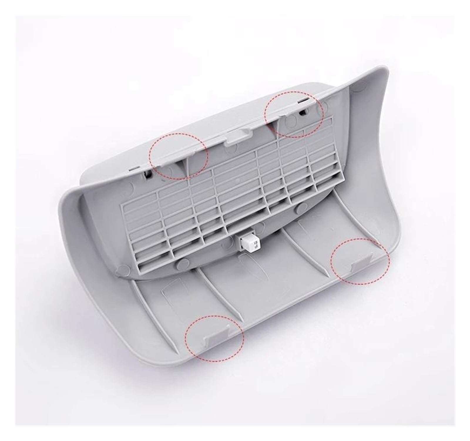 Soporte Gafas Coche Caja Organizadora De Gafas Coche para Tesla para Modelo Y 3 para Highland ABS Parasol Coche Soporte para Gafas De Sol Porta Gafas Coche(ABS M3 H)