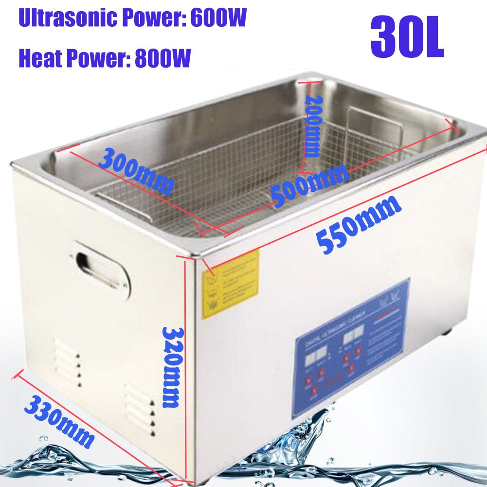 Cusco Digital Limpiador Ultrasonidos Dispositivo de Limpieza por Ultrasonidos (30L)