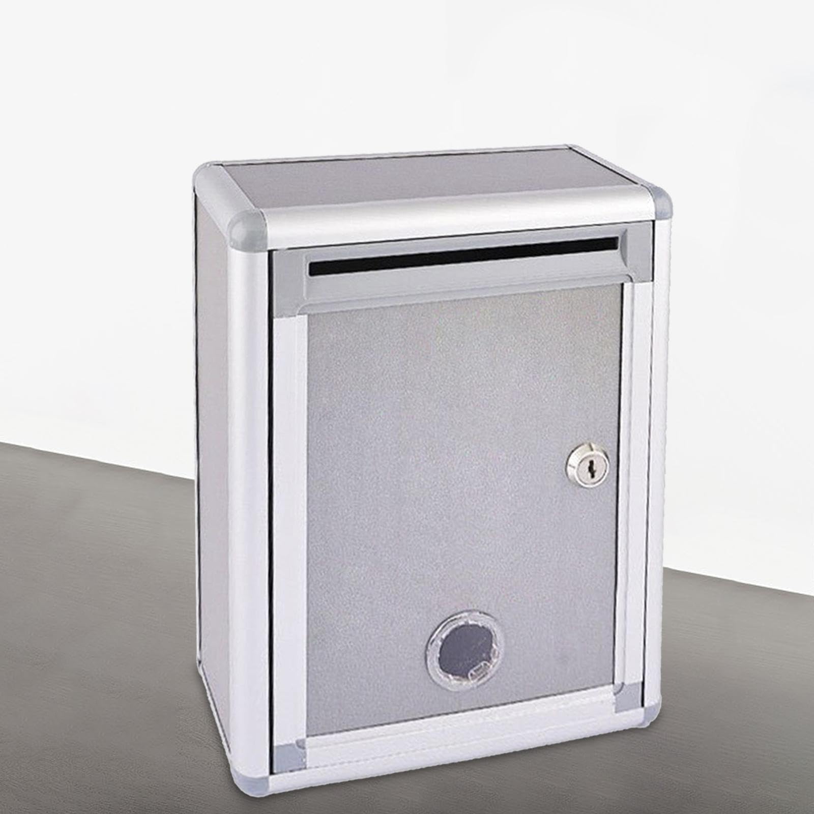 Caja de sugerencias con organizador de cerradura, buzón de quejas, buzón para centro de atención al cliente, Ranura frontal