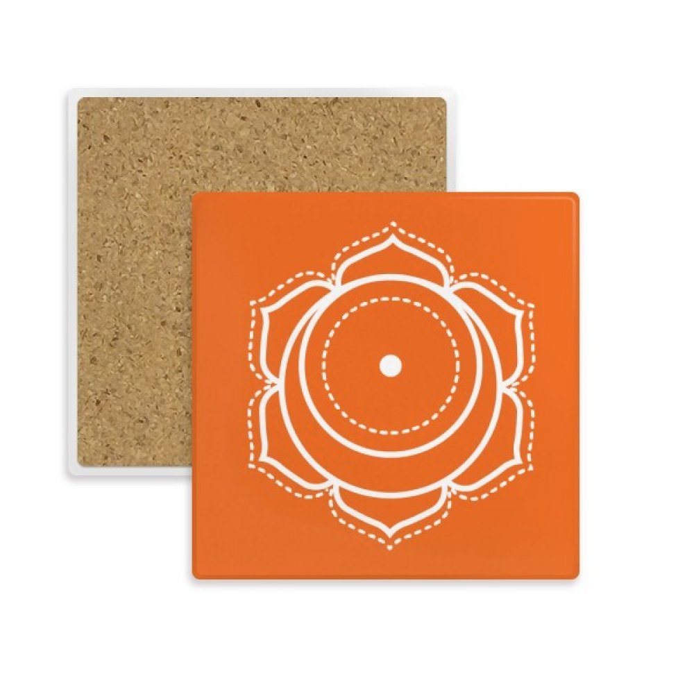 Coaster pierre totem fleur pour dire adieu aux taches de verre sur vos tables