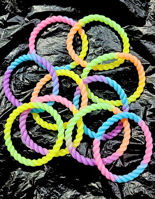 Quarya Funky Silicone Bands Radium Glowing Bracelets Friendship Day Bands For Women Men Girls Boys Best Friend (Pack of 10 plus 1 Fancy Keychain) (B0D8YDVH7Y) Amazon Price History, Amazon Price Tracker