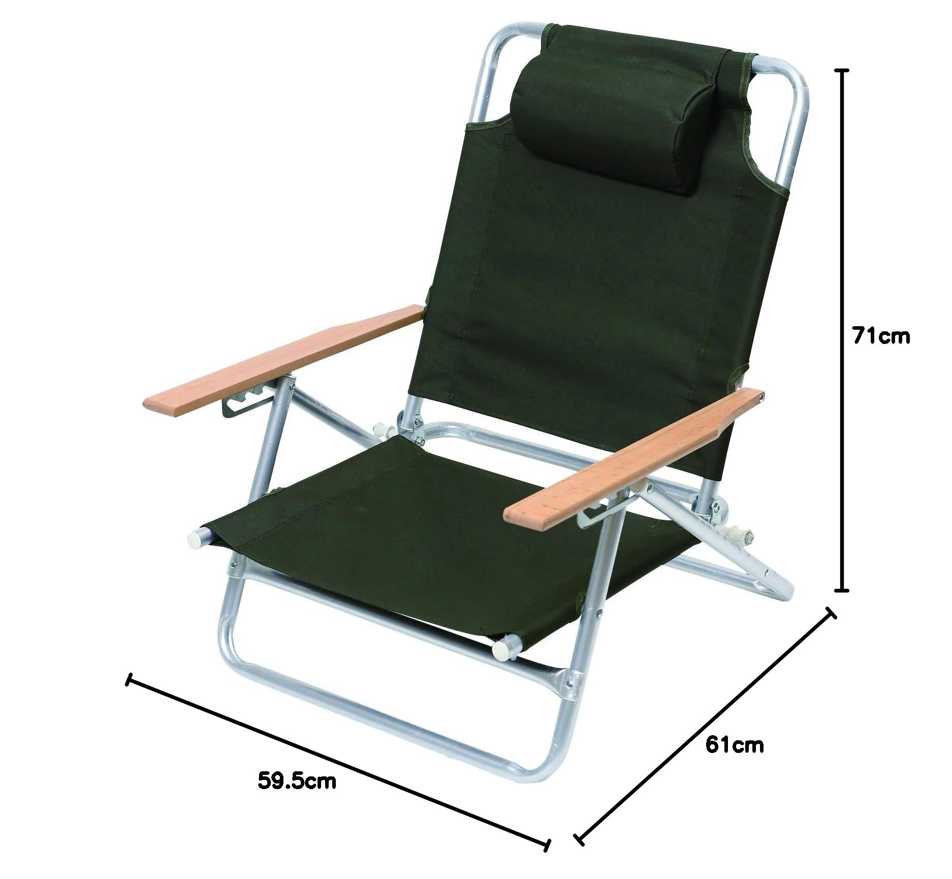 Amazon.co.jp: Hilander(ハイランダー) リクライニングローチェア 単体