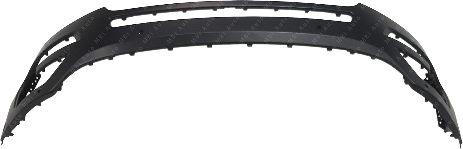 Primered, Front Bumper Cover Fascia for 2016 2017 Ford Explorer w/Active Park 16 17, FO1000727