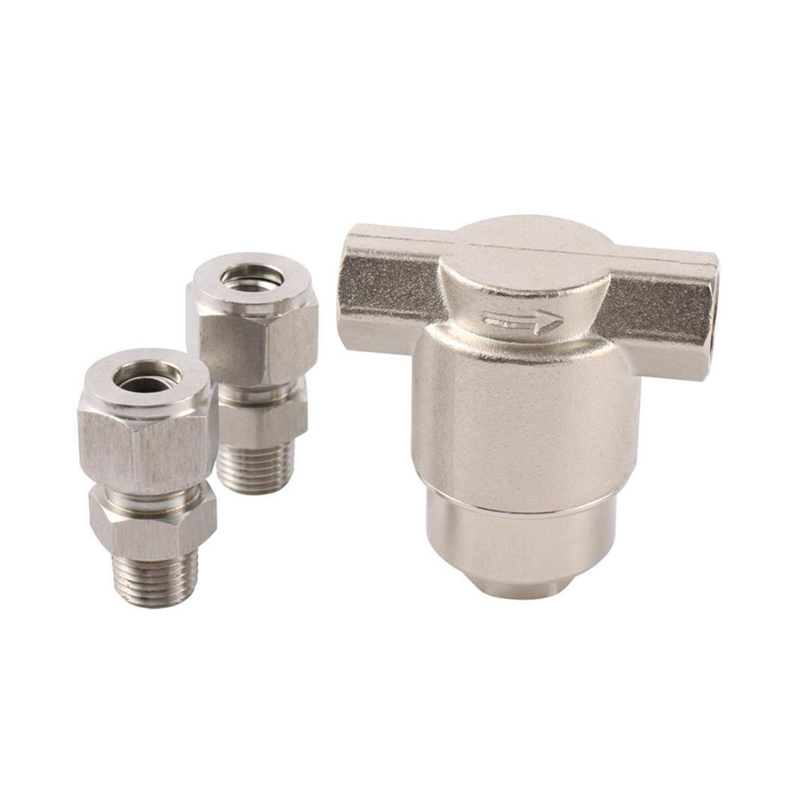 Système de pulvérisation haute pression avec raccord de tuyau droit 3/8" 1/4" et filtre
