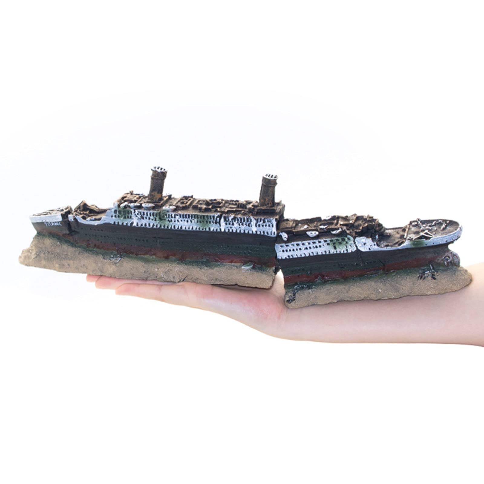 YAPP Titanic Perdu épave de Bateau Bateau Aquarium Décoration Ornement