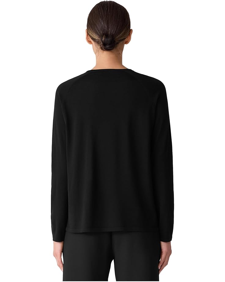 Eileen Fisher Super Fine Merino Crew Neck Sweater - #2 of 2