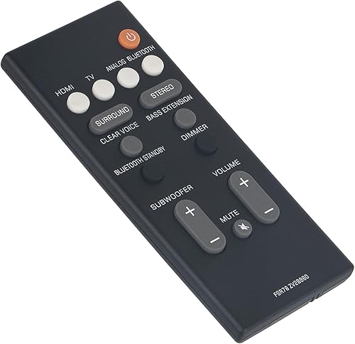 Miniatura 3 de Nuevo control remoto de repuesto FSR78 ZV28960 para Yamaha Soundbar System ATS1060, ATS-1060, ATS1070, ATS-1070, YAS207, YAS-207, YASCU207,