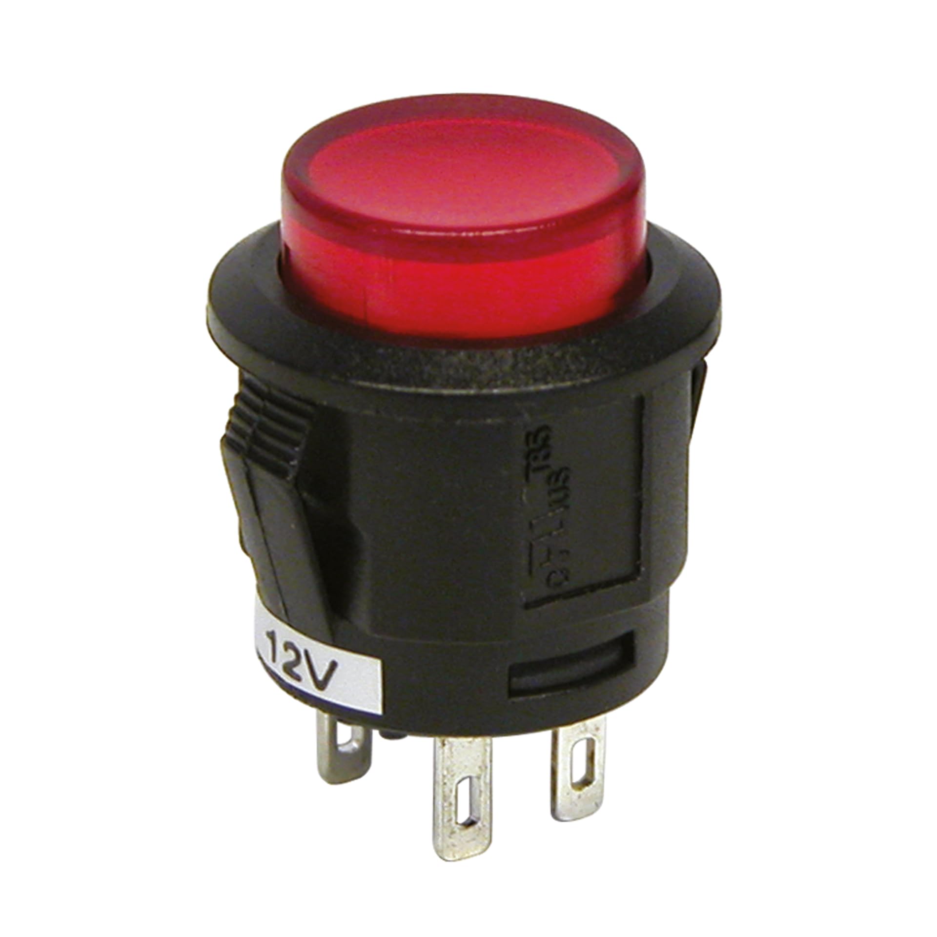 Carpoint 0810683 Push Button Switch - Red