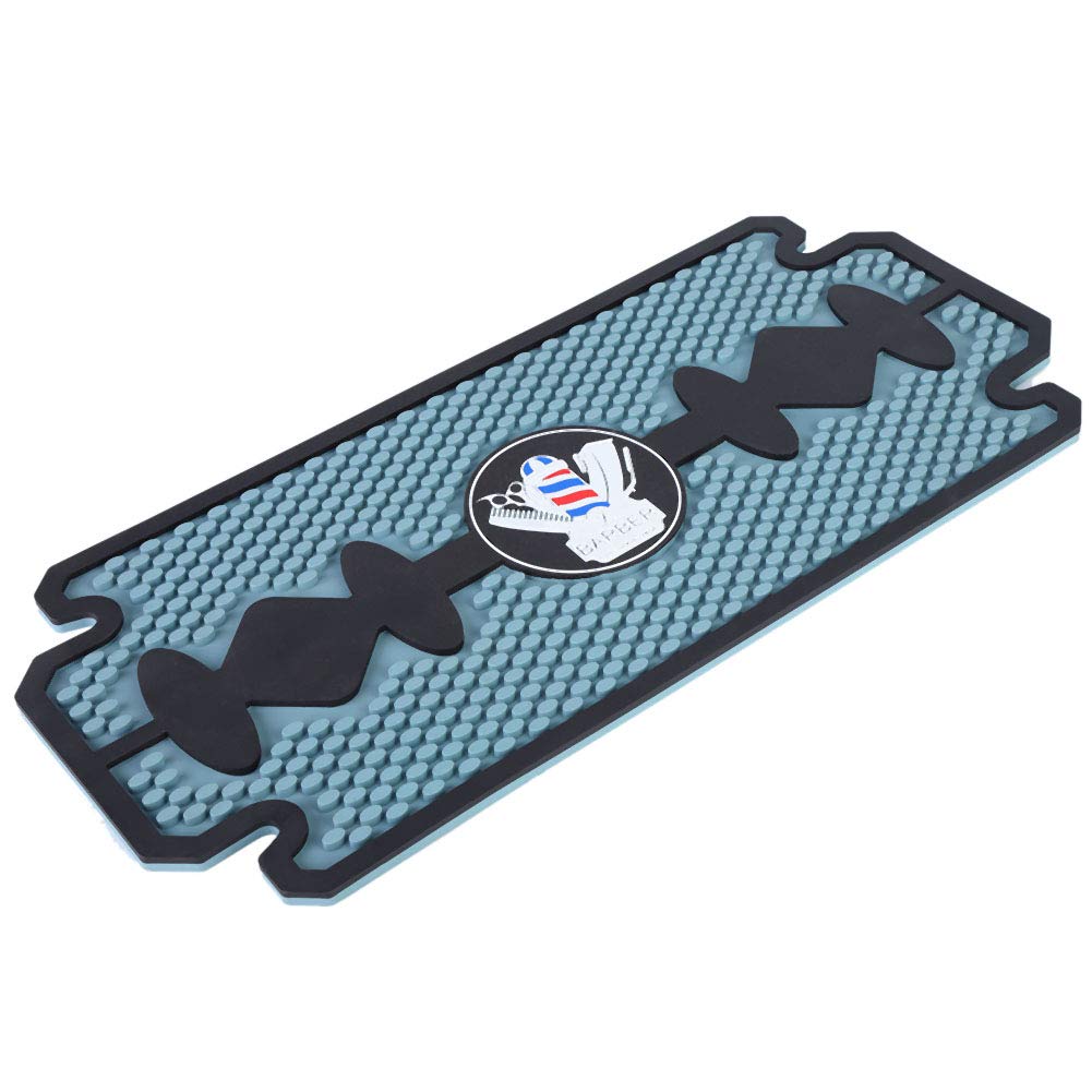 Barber Mats for Clippers Barber Matt Station PU Silicone Anti Slip Barber Shop Cushion Barber Work Station Mat Salon Mats for Hair Stylist for Hair Salon Use (Anti-Slip mat) - Image 2