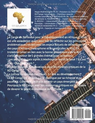 Quelle bonne gouvernance pour la RD Congo ? ... Volume 3 ...: Les cahiers du CRDA N°3. Think Tank RD Congo – vue 2