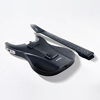 AeroBand Guitar Strings-Free, Acoustic Electric Travel Guitar, Portable Silent Guitar, Smart Guitar with Removable Fretboard 