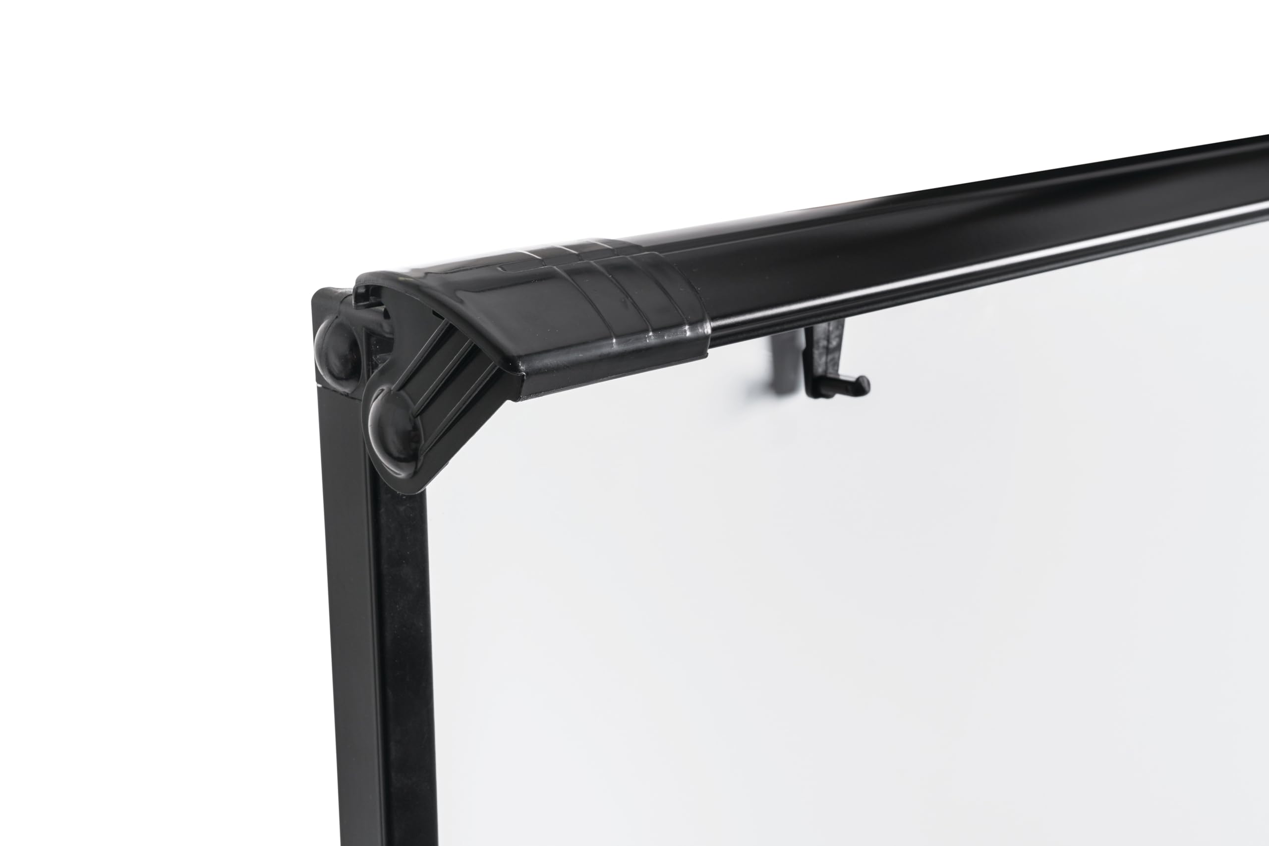 Bi-Office Classic - Mobile Flipchart mit Maya Aluminiumrahmen, Schwarz, 70x100 cm