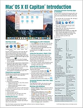 Mac OS X El Capitan Introduction Quick Reference Guide (Cheat Sheet of Instructions, Tips & Shortcuts - Laminated Guide)