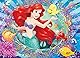 Lisciani - DISNEY - 4 Puzzles für Kinder ab 3 Jahren - 4 x 48 Teile - 2 in 1 Doppelseitig mit Rückseite zum Ausmalen - Disney Prinzessinnen - 192 Teile