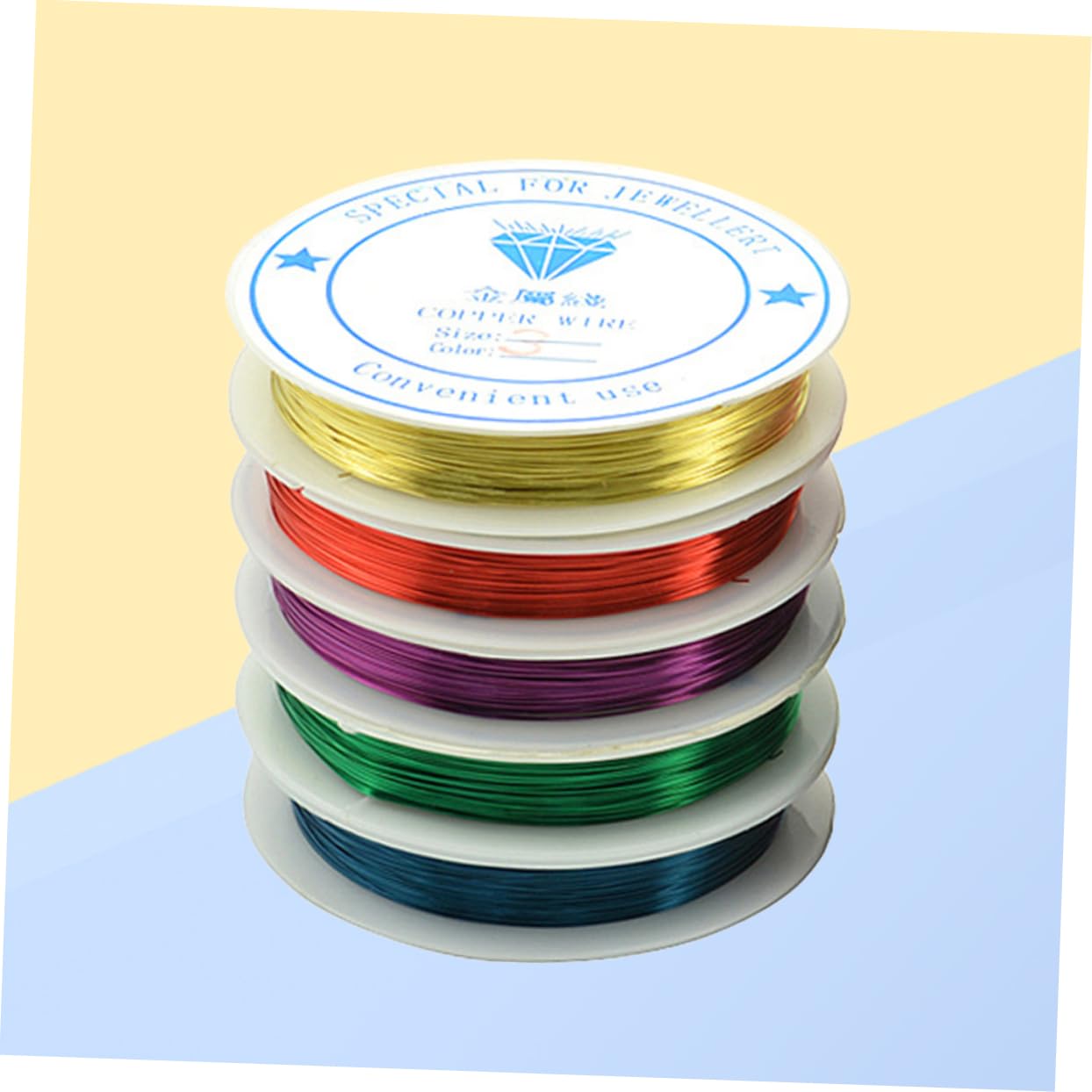 3 Set Di Filo Di Rame Flessibile Per Perline Artistiche Da 0 5 Mm Per Artigianato 5 * 3