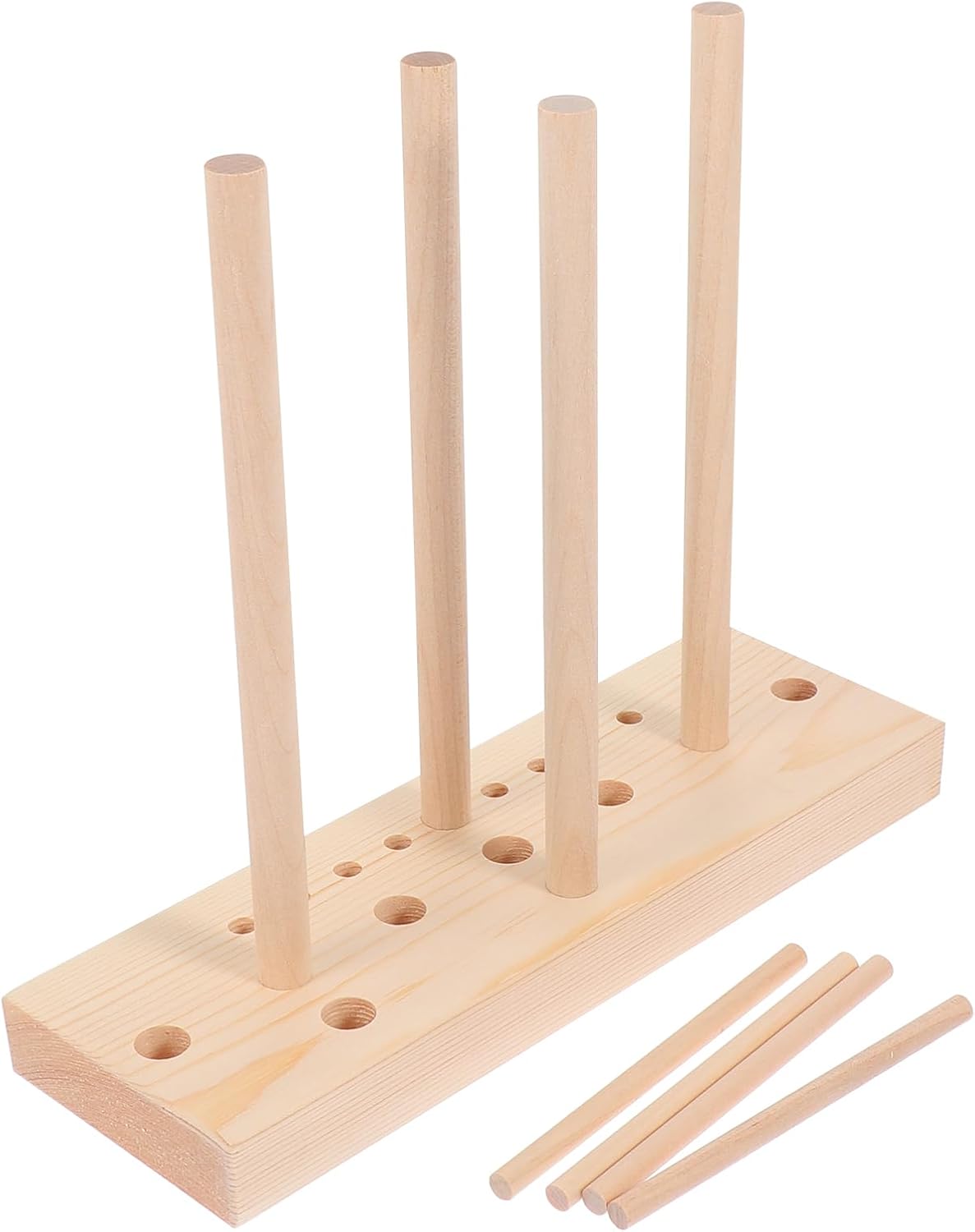 Kisangel Ribbon Bowknot Maker for Wreath Making Supplies Adjustable Wooden Bow Maker Tool for Christmas Wreath Bows and Holiday Decorations 6.96 X 2.28 X 0.62 Inches
