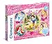 Clementoni-Los Pingüinos De Madagascar Puzzle Glitter 104 Piezas, Princesas Disney (20134)