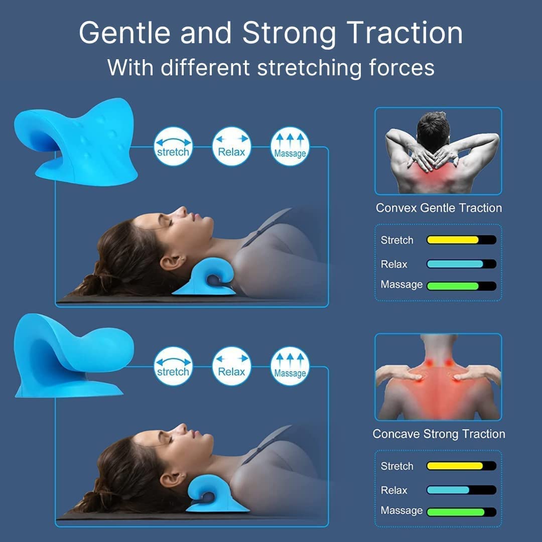 MURTISIDDH Relaxer | Cervical Pillow for Neck & Shoulder Pain | Chiropractic Acupressure Manual Massage | Medical Grade Material | Recommended by Orthopaedics & Neck Hump 2