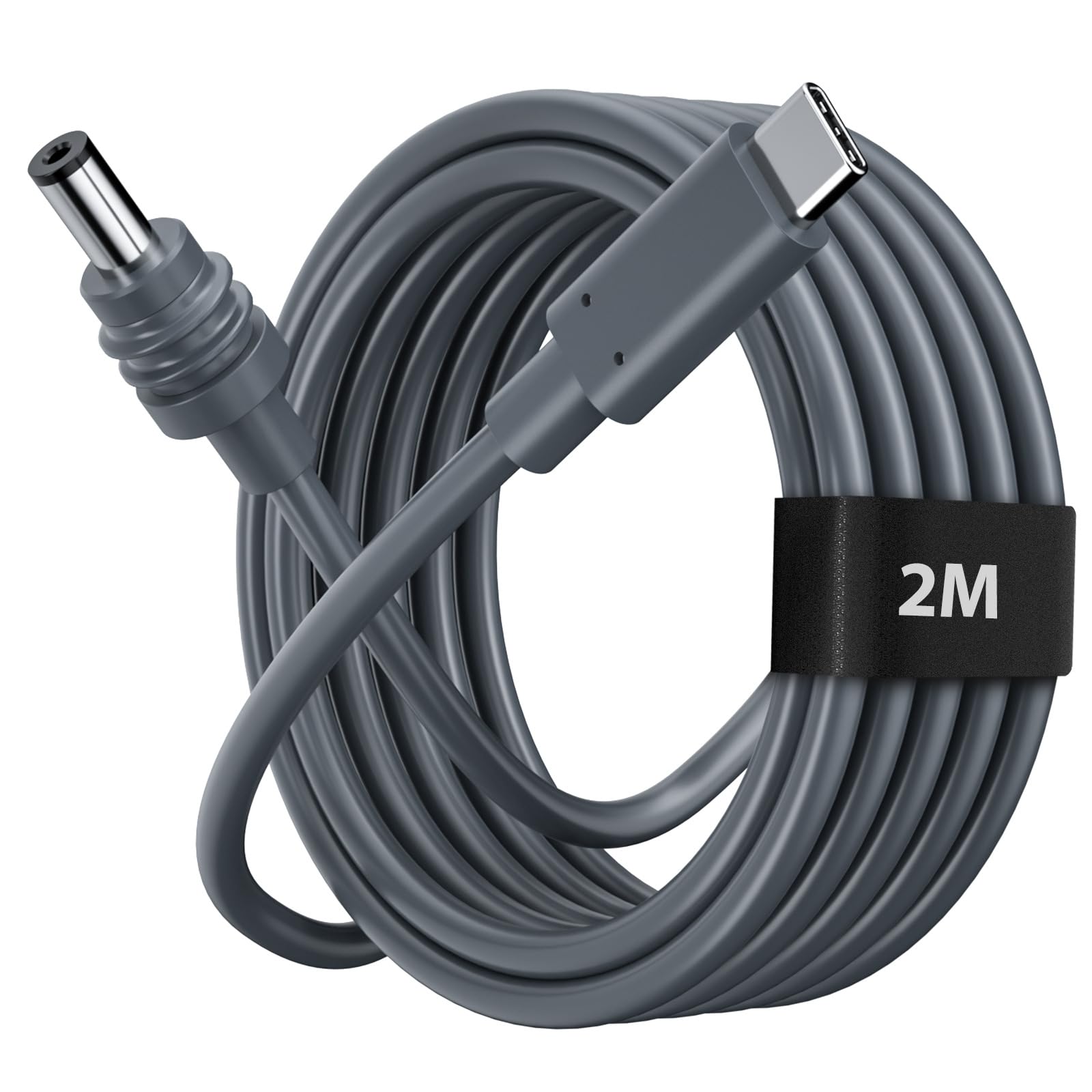 FeefeeYang Starlink Mini USB C Power Cable 6.5FT with LED Indicator Light, 100W+ PD Source USB Type C to DC Male Power Cable Cord for Mini Starlink,