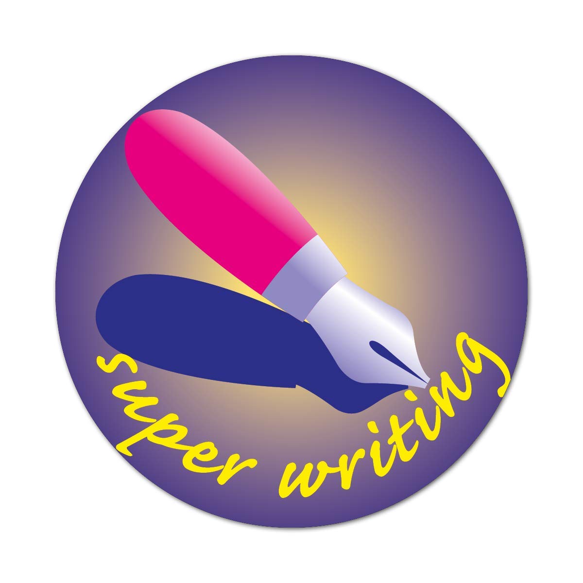 Pen - Super Writing Stickers 38mm (Pack of 75)
