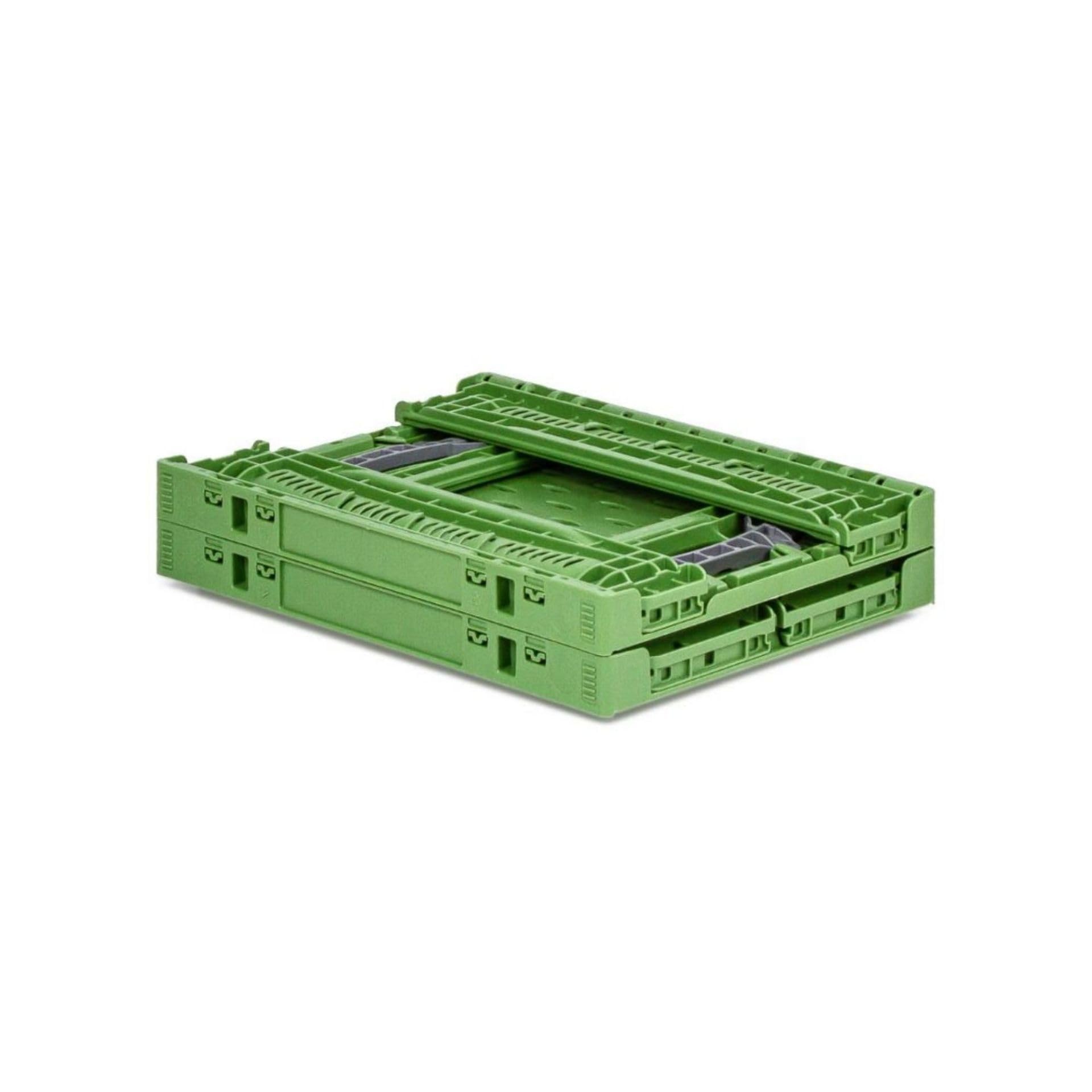 PROREGAL SuperSparSet 5x Stabile Profi-Klappbox Chameleon in Industriequalität | HxBxT 18x30x40cm | 17L | klappbar stapelbar durchbrochen lebensmittelecht | Eurobox Eurobehälter Transportbehälter