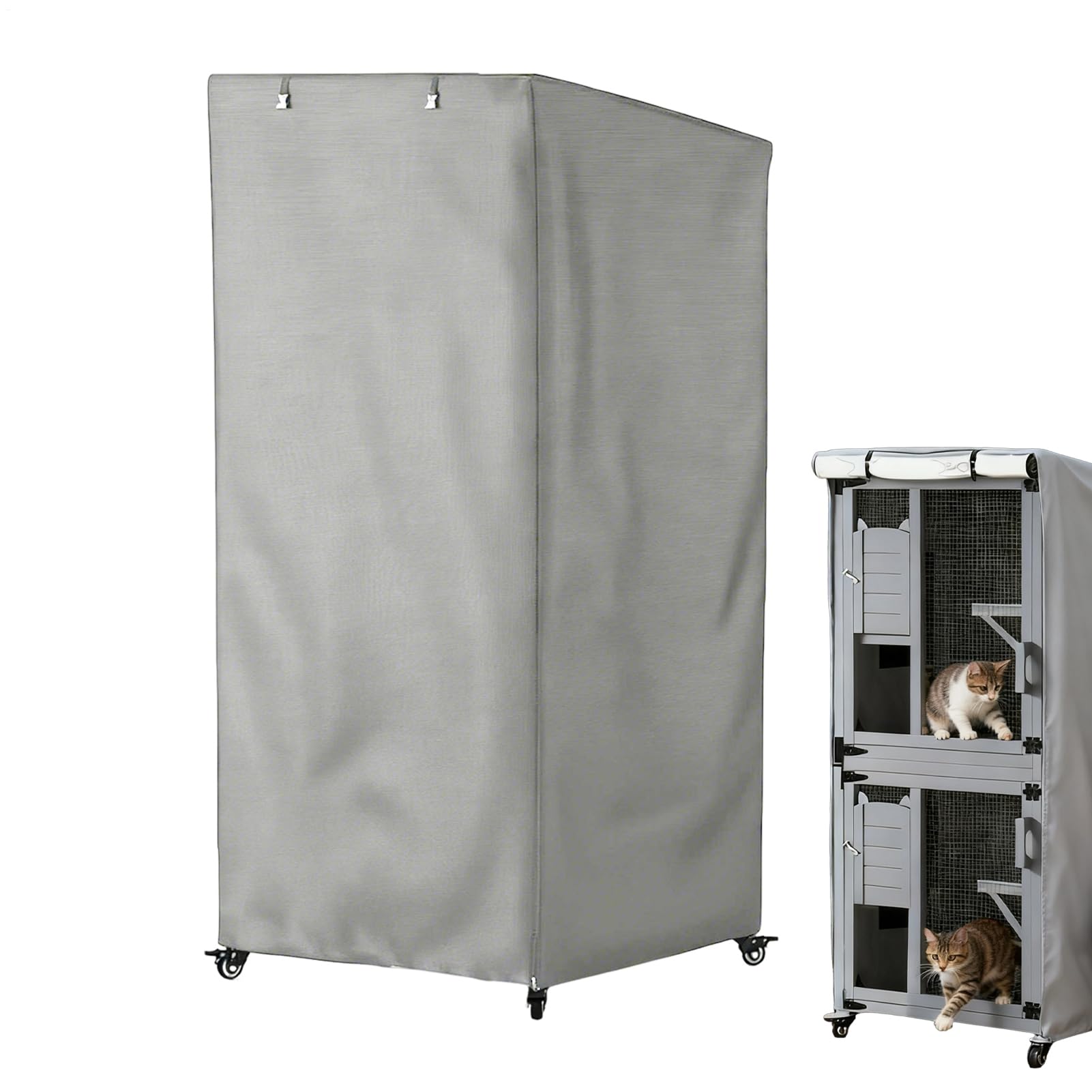 Protecteur pour maison de chat extérieur - Housse étanche pour jardin et garage