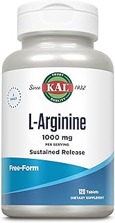 KAL 1000 Mg L-arginine Tablets, 120 Count