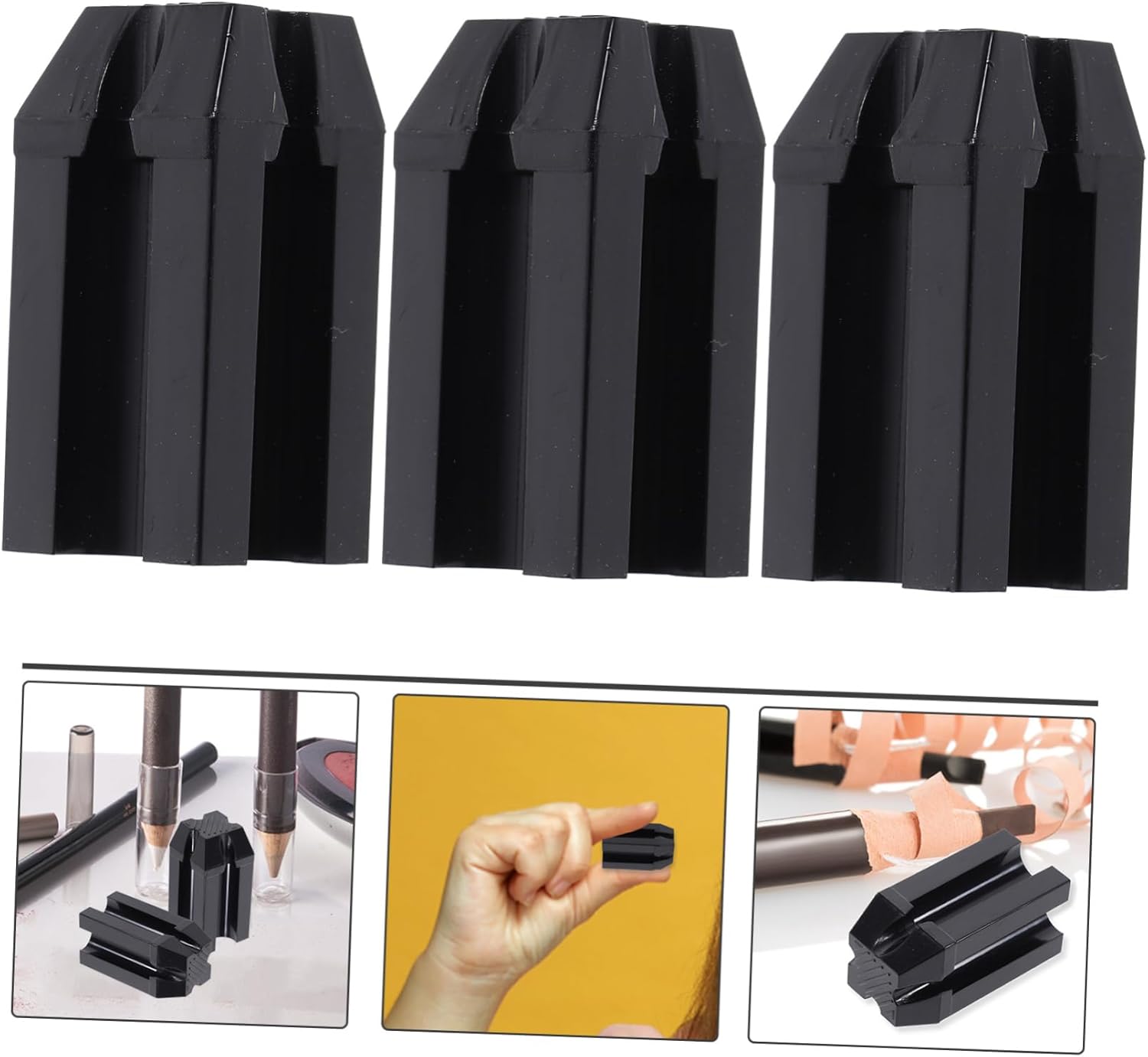 SAFIGLE 15pcs Eyebrow Pencil Sharpener Tool Blades Compact Design for Makeup Pencils Easy to Carry Essential Cosmetic