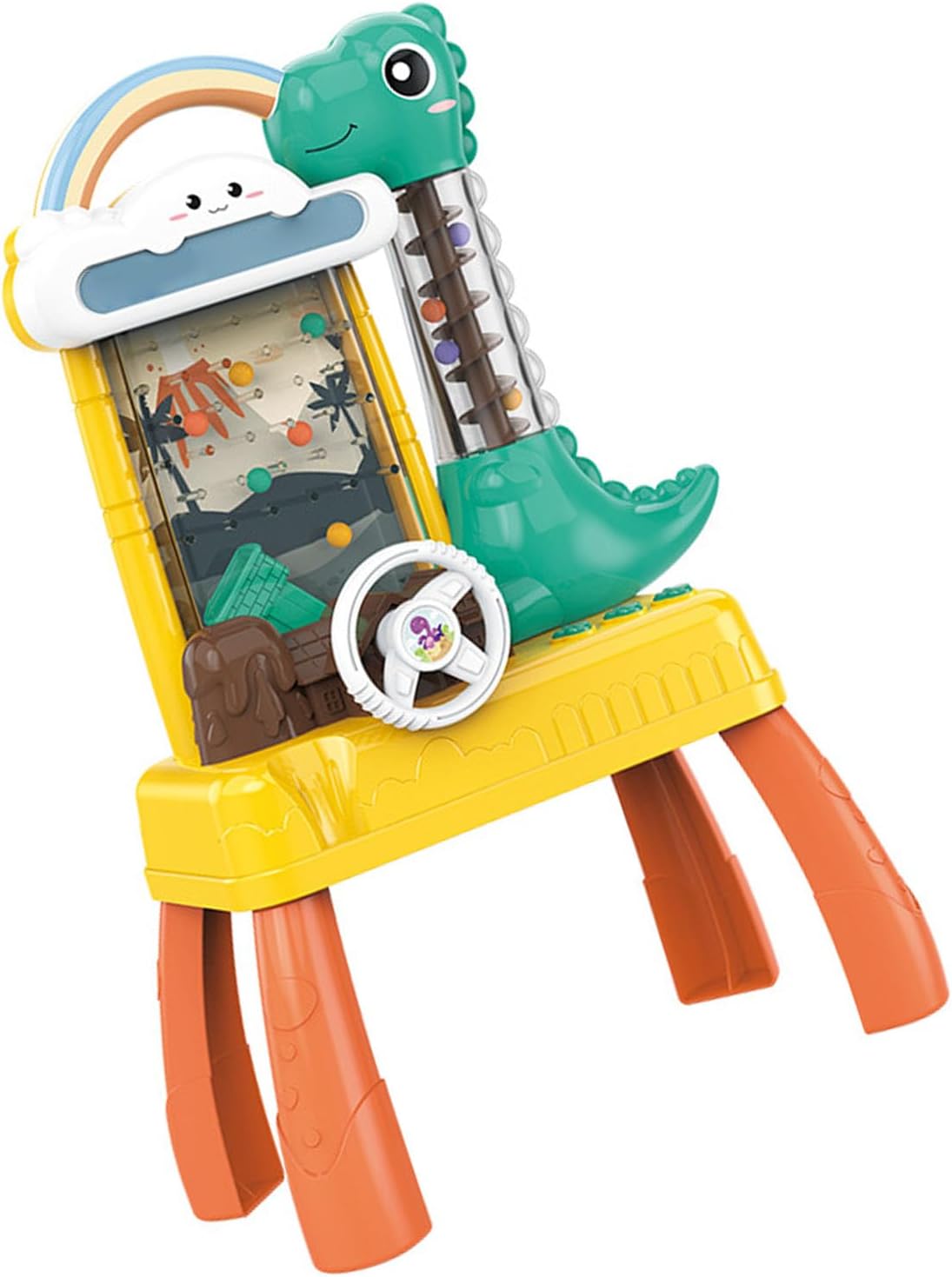Pinball Machine, Mini Machine Ball Launching Toy For Kids Attractive Shape Electric Ball Cycling Pinball Machine For Kids For Children Family and Friends
