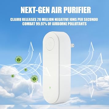 Ionic Air Purifier Plug In Uk Portable, Ionic All-In-One Air Purifiers, Instantly Cleans Air, Air Purifiers Whisper Quiet, Filter-Free Purifier (3pcs)