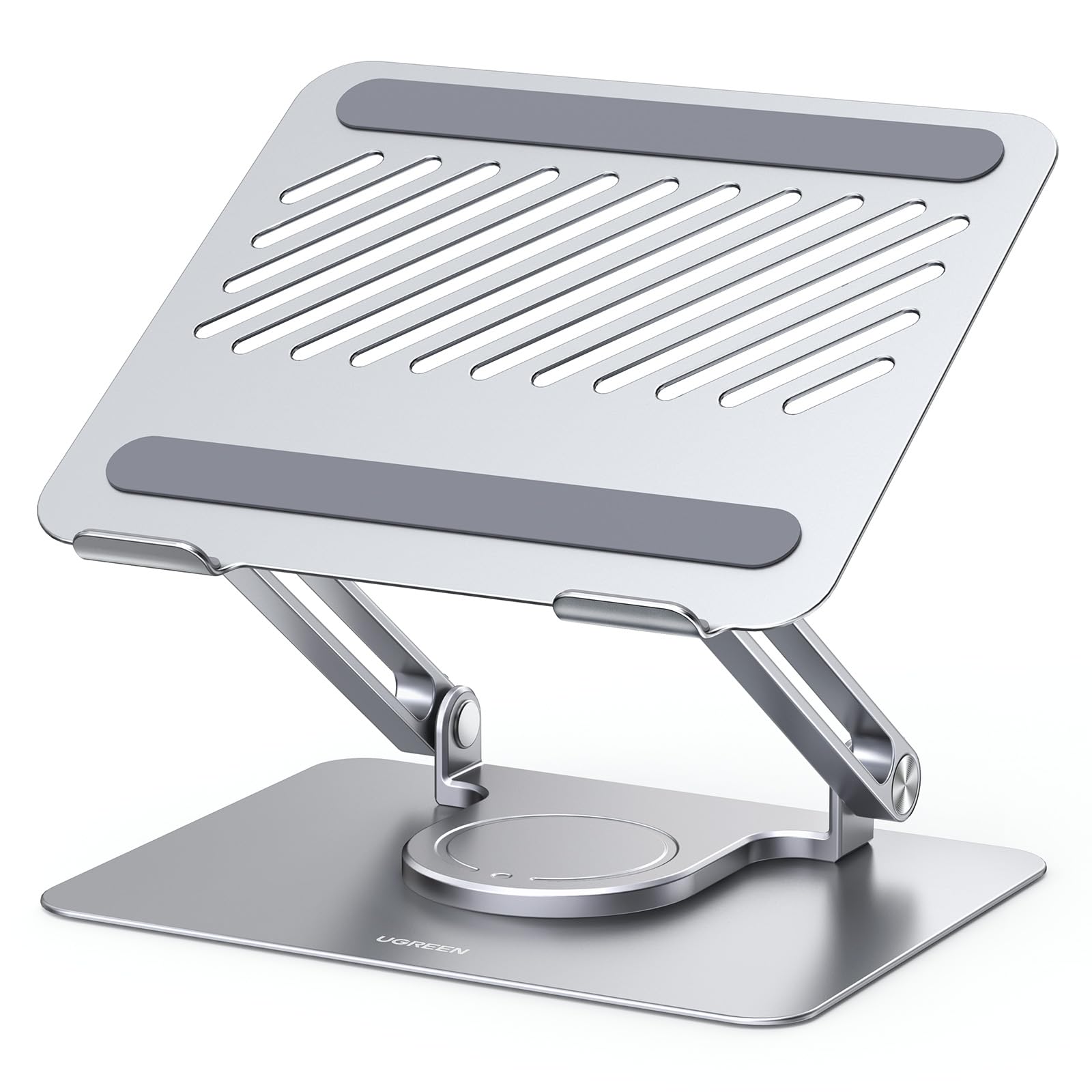 UGREEN Laptop Stand for Desk【360° Rotatable & Foldable】Macbook Stand Portable Laptop Holder for Home Office Meeting Laptop Riser Fit for MacBook Pro/Air, Dell XPS, HP, Lenovo All 10-17.3'' Laptops