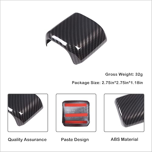 Miniatura 7 de Aunginsy Funda protectora para palanca de cambios de coche para freno de mano compatible con Toyota Tundra 2022+, Sequoia 2023+ y Tacoma 2024+,