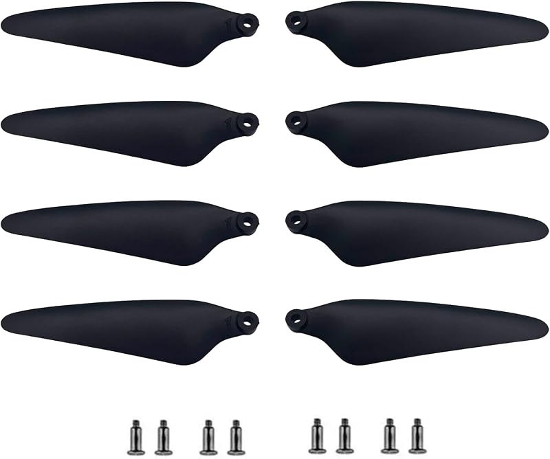 8Pcs HS360S Propellers for HS360S Drone Propellers Blades Replacement Parts Drone Accessories with Screws
