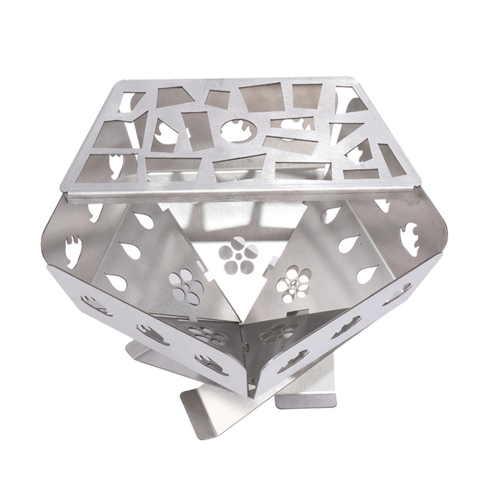 HEAVENGLOW Heating Grate Tool Fire Pit Barbecue for Outdoor Camping Cooking M with Gridiron-image-1