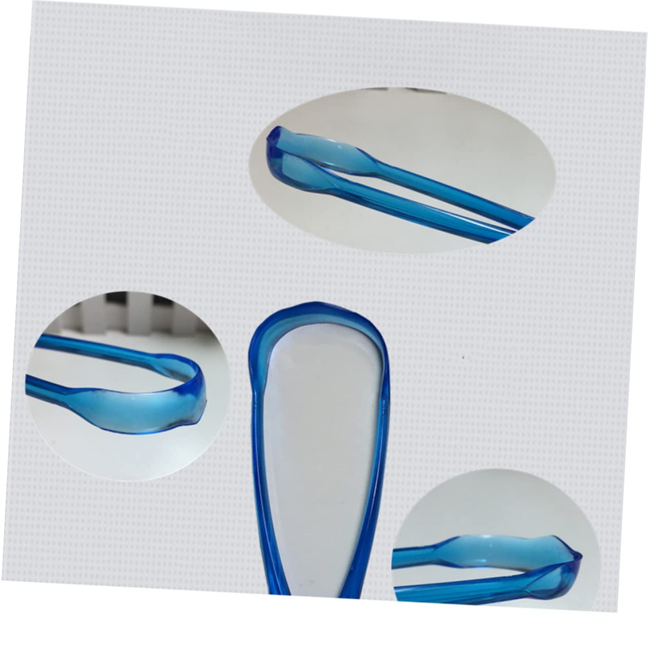 PartyKindom 2Pcs Scraper for Fresh Breath Durable Brush Random Color for Daily Oral Health and