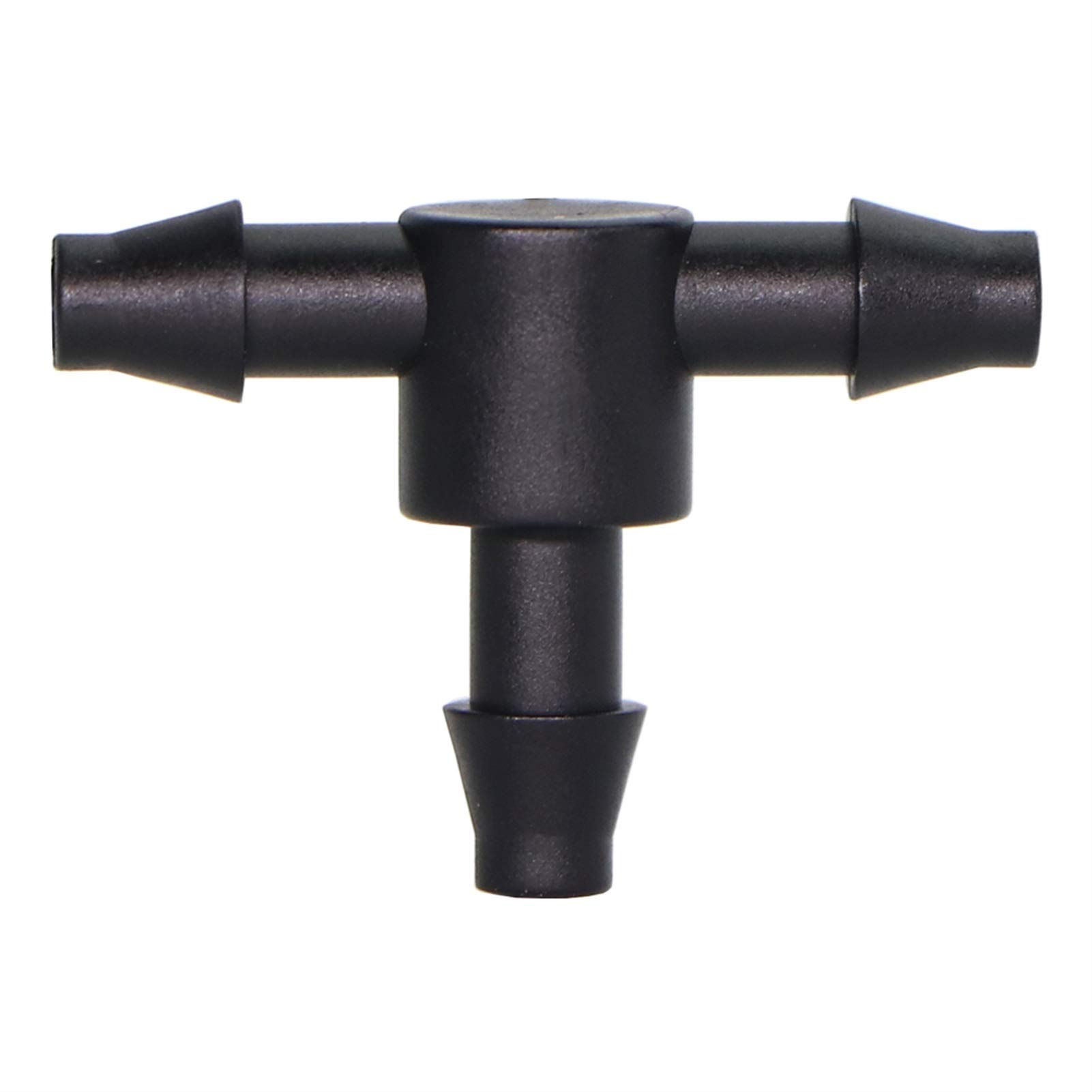 Gartenschlauchanschluss 1/4 "Schlauch Dripper Wasser T-Connector Kunststoff Barrett 4 / 7mm Rohrschlauch Gießkupplung Gelenkgarten Micro Tropf Bewässerungstool Für Gartenschlaucharmaturen