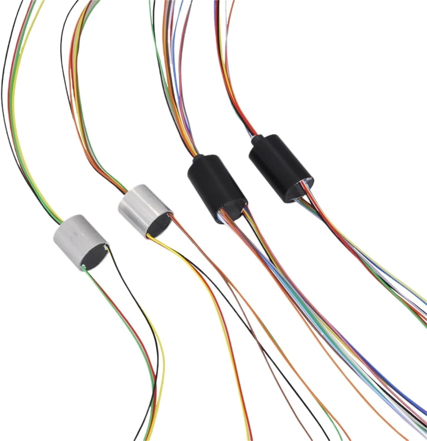 1pcs Dia.6/6.5/7.5mm Metal Visual Anchor Fish Slip Ring 2/4/8/12CH 1A 2A Slipring Conductive Rotating Joint(Dia 6.5mm 2CH 1.5A)