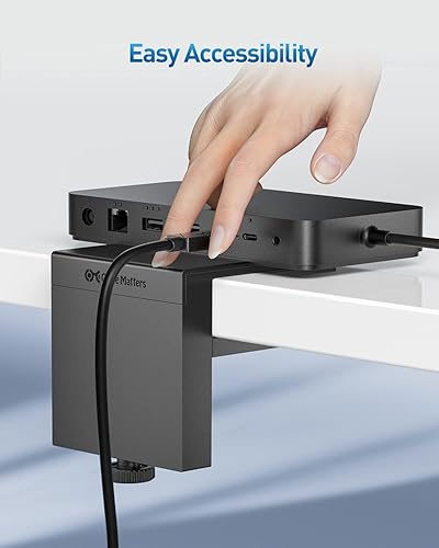 Miniatura 6 de Diseñado para Microsoft Surface Soporte de escritorio Cable Matters para Microsoft Surface Thunderbolt 4 Dock